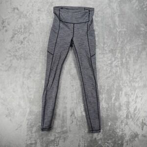 LULULEMON Speed Up Tight 28" *Full-On Luxtreme Size 4 Black Heathered Black